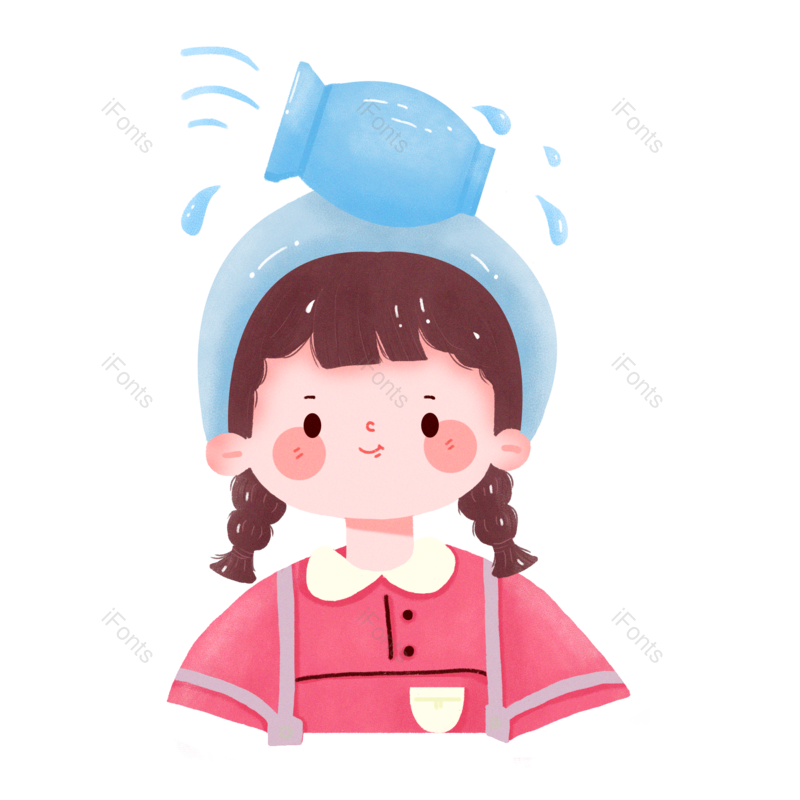 星座图片,女孩元素,手绘PNG,免抠素材